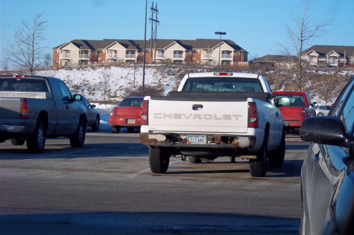 I was walking back to the car yesterday and did a double-take when I saw the bumper on this otherwise inoffensive Chevy pickup. Around these parts, it seems like the [&hellip;]