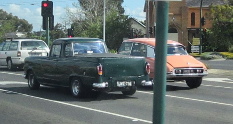It’s hard to imagine a more unlikely pair of cars to see side-by-side in traffic, even if this is in Australia (I assume). johnh875 grabbed the shot of a fifties [&hellip;]