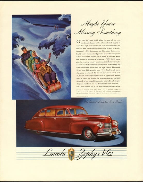 Lincoln's Liquamatic Drive - Failure To Upshift 7 1942 Lincoln Ad02