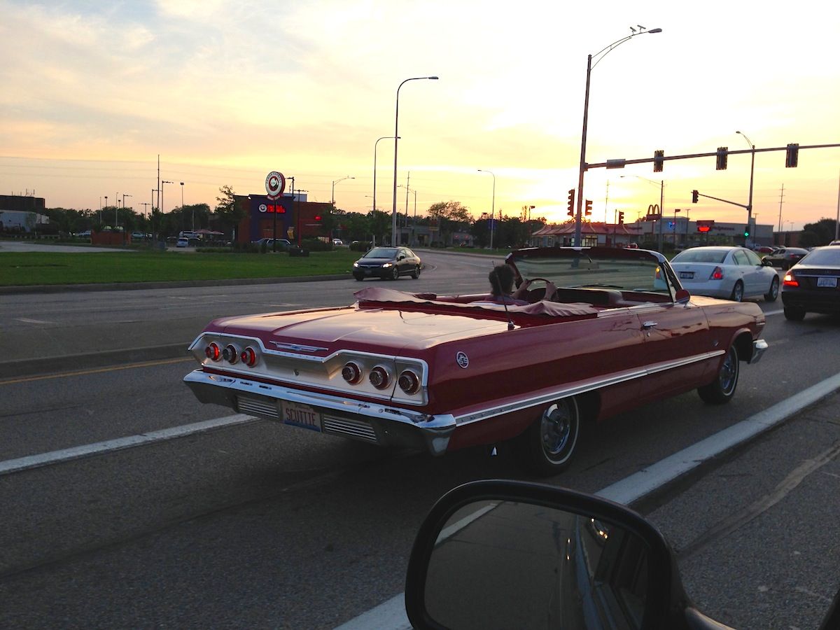 It was a beautiful day yesterday here in the Middle West, and the CCs were out in force. I caught this very nicely restored Impala SS convertible as we were [&hellip;]