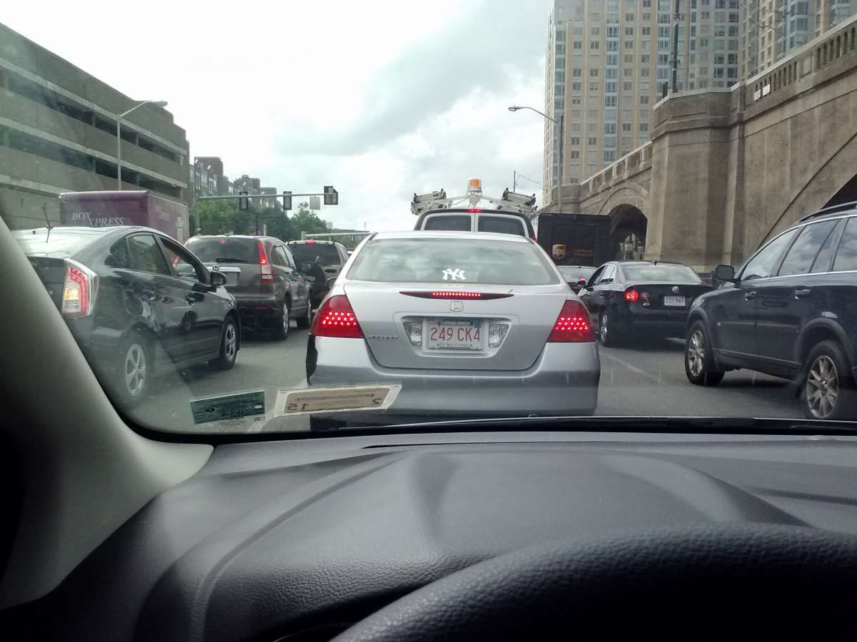 Now here is something you don’t see every day: a Boston area car owner with enough respect for the Yankees to put their symbol on the back windshield. I don’t [&hellip;]