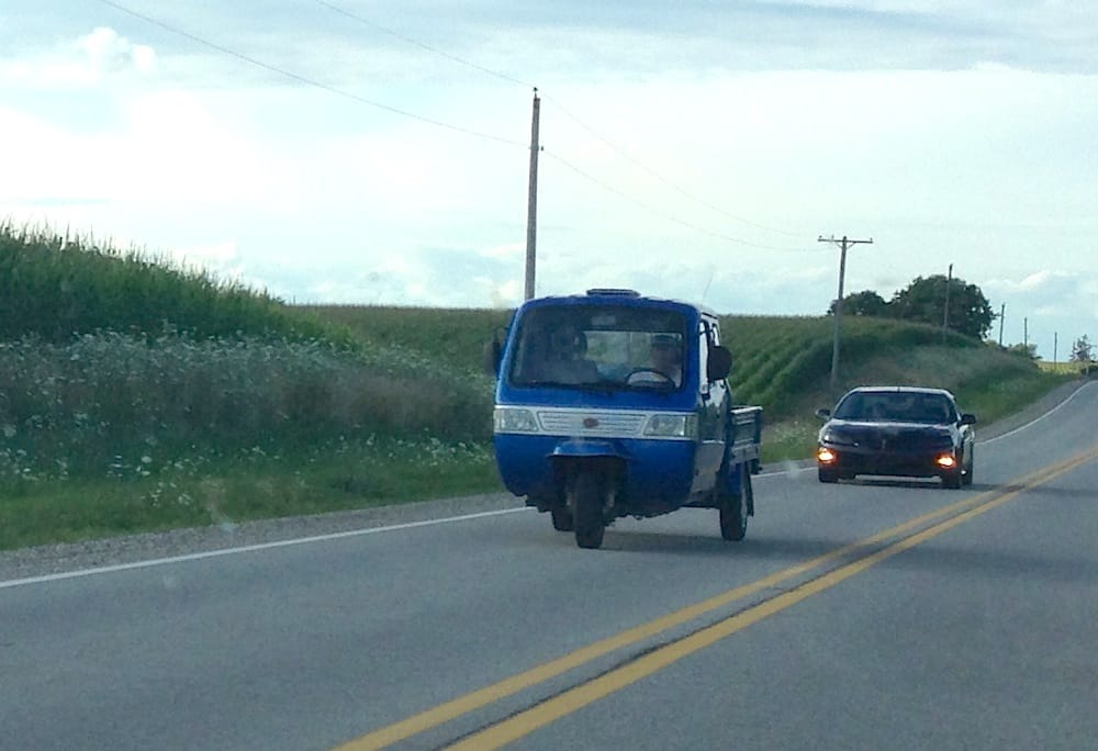   …Because all our roads are perfectly straight! (ba-dum!) I snapped this Trifun three wheeled “truck” last month as it was heading South on a local rural State highway, and [&hellip;]