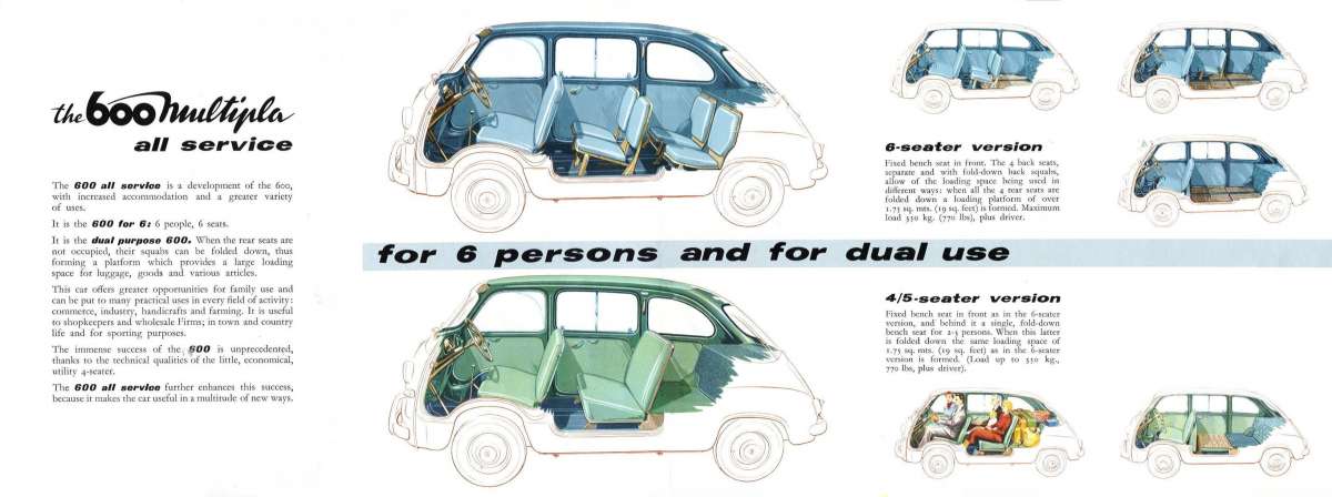 Curbside Classic: 1959 Fiat 600 Multipla - The Original Mini-Van? 3 Fiat 600 multipla br