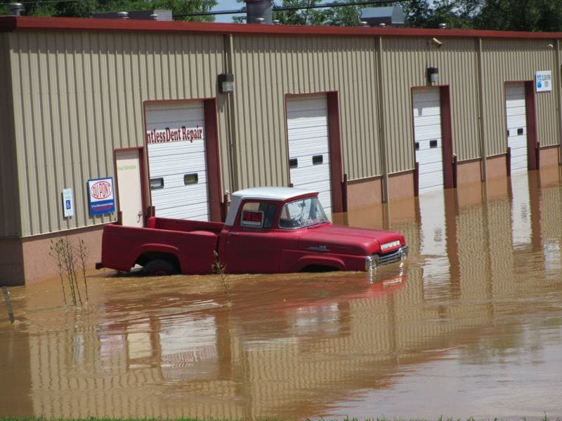 Torrential rains last week caused record-shattering floods in some areas of our state. Here is but one casualty I caught after the water had receded.  While I was taking this [&hellip;]