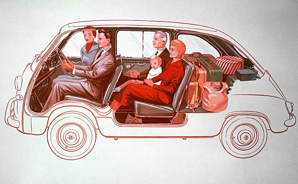 Curbside Classic: 1959 Fiat 600 Multipla - The Original Mini-Van? 4 fiat 600 multipla_draw_55-60