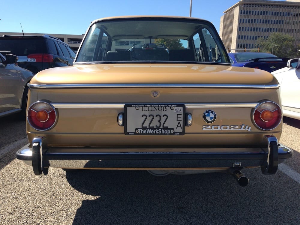 Curbside Outtake: 1971-73 BMW 2002 tii – These Happy Golden Years 2 2013 bmw2002tii rear
