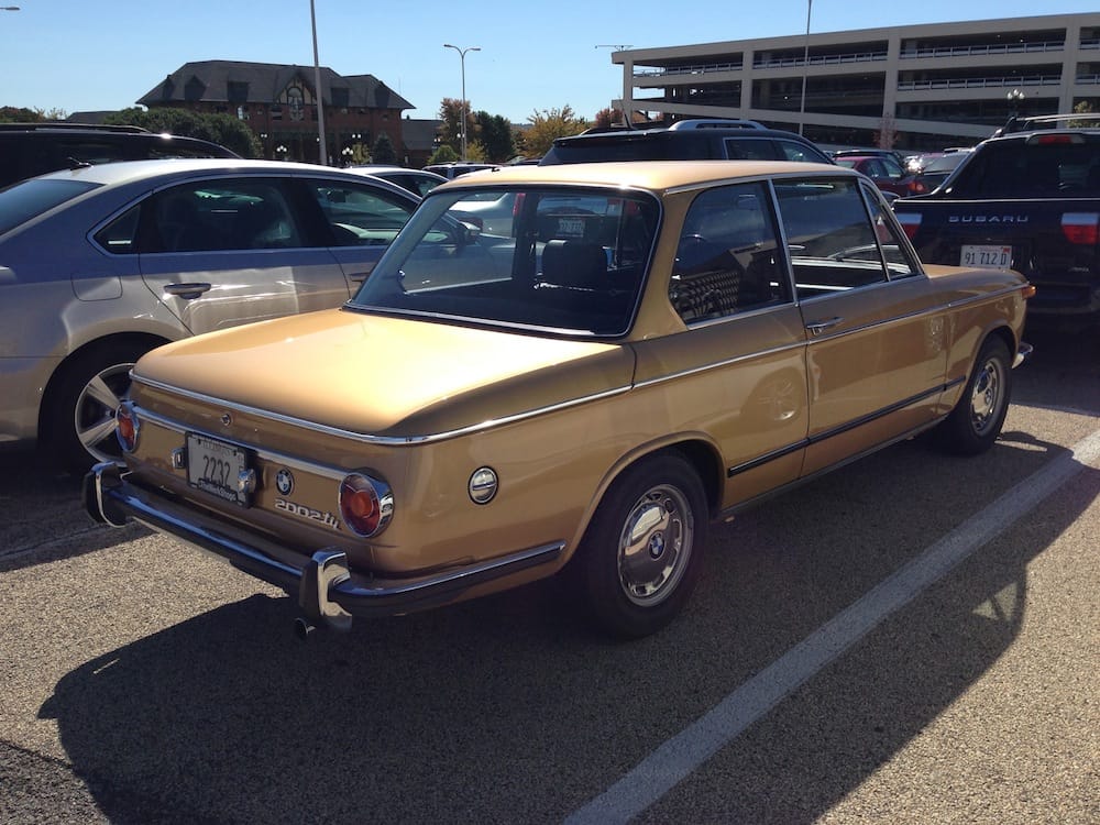 Curbside Outtake: 1971-73 BMW 2002 tii – These Happy Golden Years 1 2013 bmw2002tii rhrear