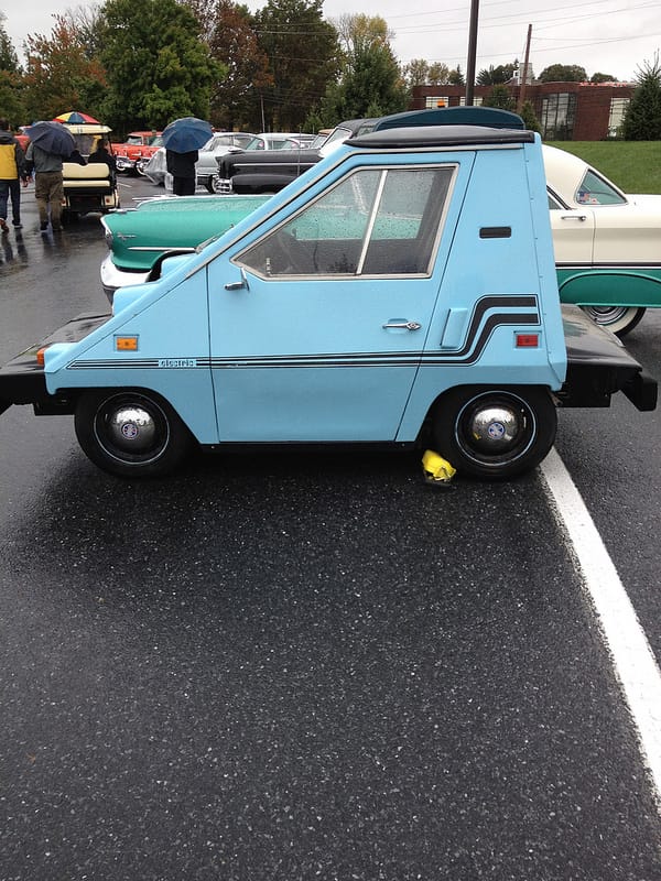 This is a car I’ve been hoping to find in Eugene, since there have been EVs running around here since the first energy crisis. There was one in a driveway, [&hellip;]