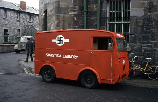 The Swastika Laundry Electric Vans - We Were Using It Before They Were And We're Not Giving It Up 1 Swastika Laundry