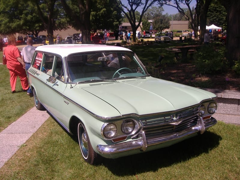  Ah, that’s a nice green. Say it’s 1960 or 1961, and you’re weird.  No full-sized Ford or Chevy wagon is going to work for your family.  That new Falcon wagon [&hellip;]