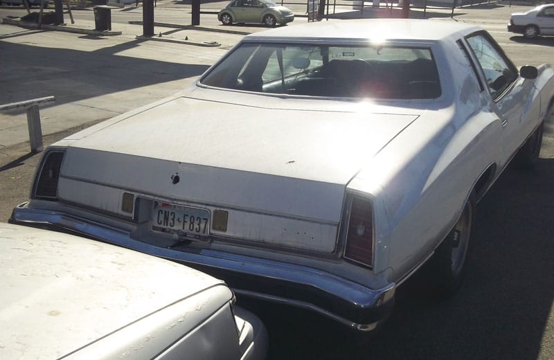 Curbside Capsule: 1974 Chevy Monte Carlo- Rocking That 70’s Styling! I found this Monte Carlo sitting at a local repair shop. Serious Monte fans will identify it as a 1974 based on the I-beam rear bumper and recessed tail lights.
