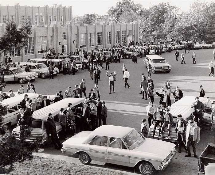 images courtesy my.net-link.net (first posted 2/5/2014)     This is not the typical school parking lot in 1964. Except for that lone Rambler in the front, every vehicle here is a Chevrolet [&hellip;]