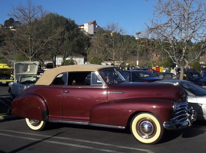 Car Show Classic: This Month's Palos Verdes Collection, Mostly Pre-1975 3 1947 Chevy Convertible