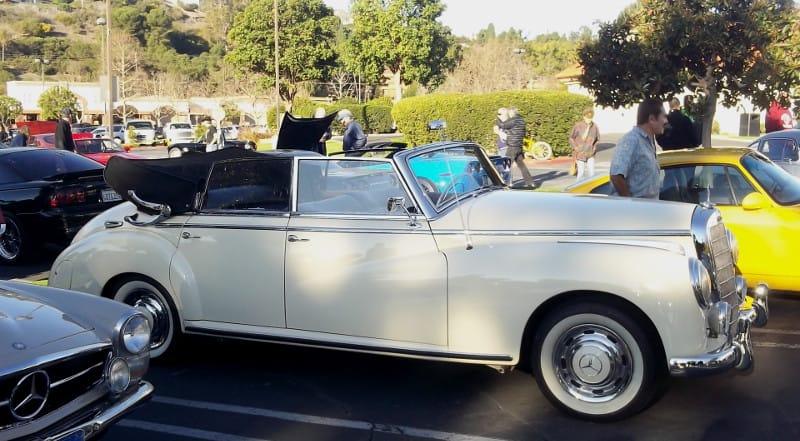 Car Show Classic: This Month's Palos Verdes Collection, Mostly Pre-1975 5 Early 50s Mercedes convertible