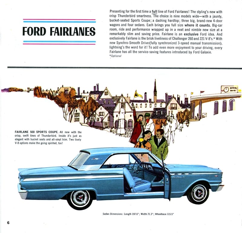 Car Show Classic: 1963 Ford Fairlane Sport Coupe K-Code 4 1963 Ford Brochure-06