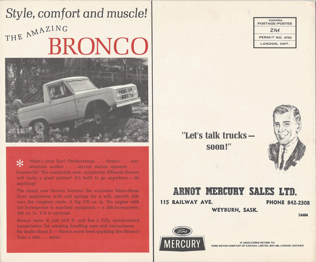 CC Brochure: 1966 Mercury Pickup Truck - For the Canadian Paul 3 1966 Mercury brochure 3