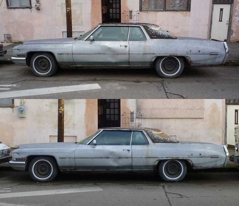 Five years ago, I encountered this 1972 Coupe DeVille on one a walk near downtown Eugene. It inspired a story, which became the first Curbside Classic, in March of 2009 [&hellip;]