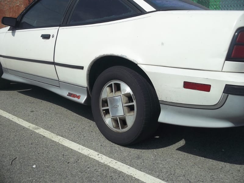 Curbside Classic: 1990 Chevrolet Cavalier Z-24- Camaro Z-28 Minus Four? 7 Z-24 wheel and sill