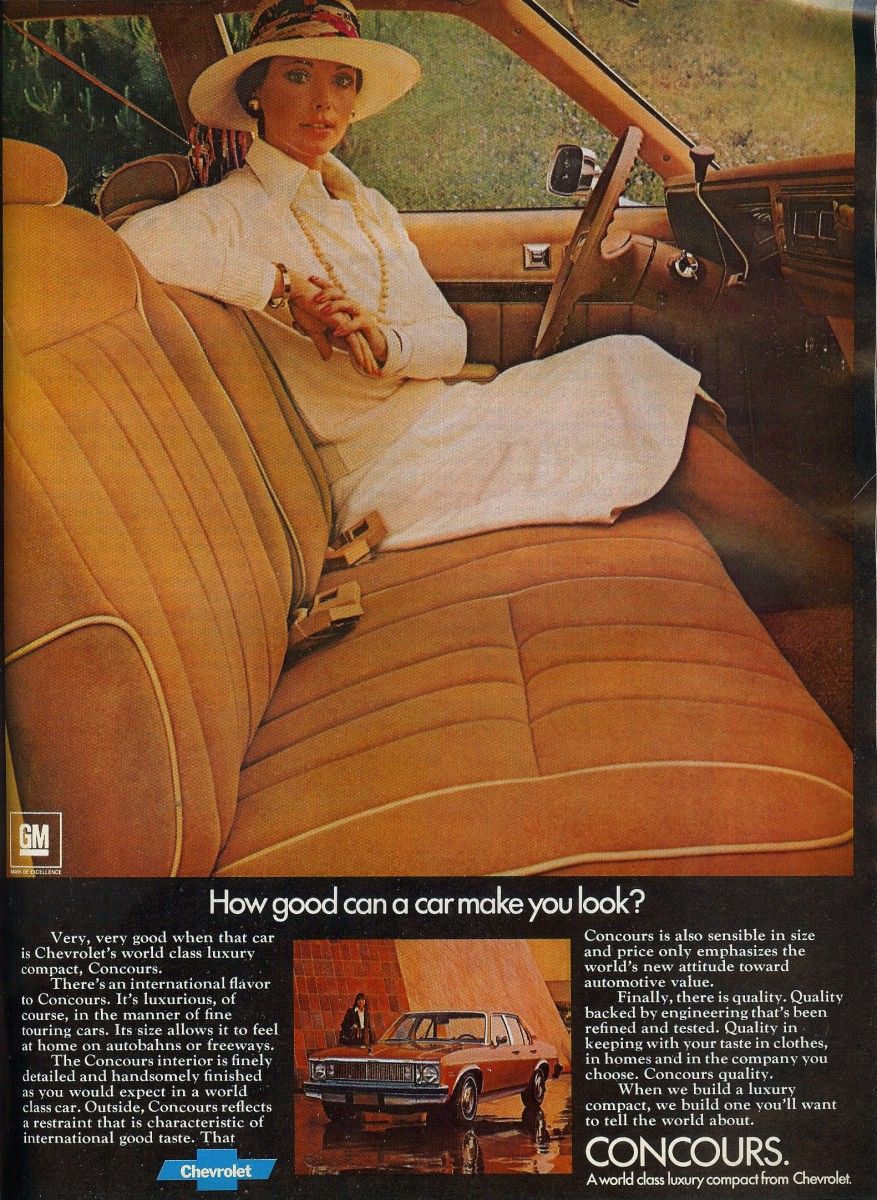 &nbsp; In keeping with Tom’s Nova Custom capsule, I’m posting this ad for the 1977 Nova Concours it replaced.  It’s always fun to see an ad show off a specific [&hellip;]