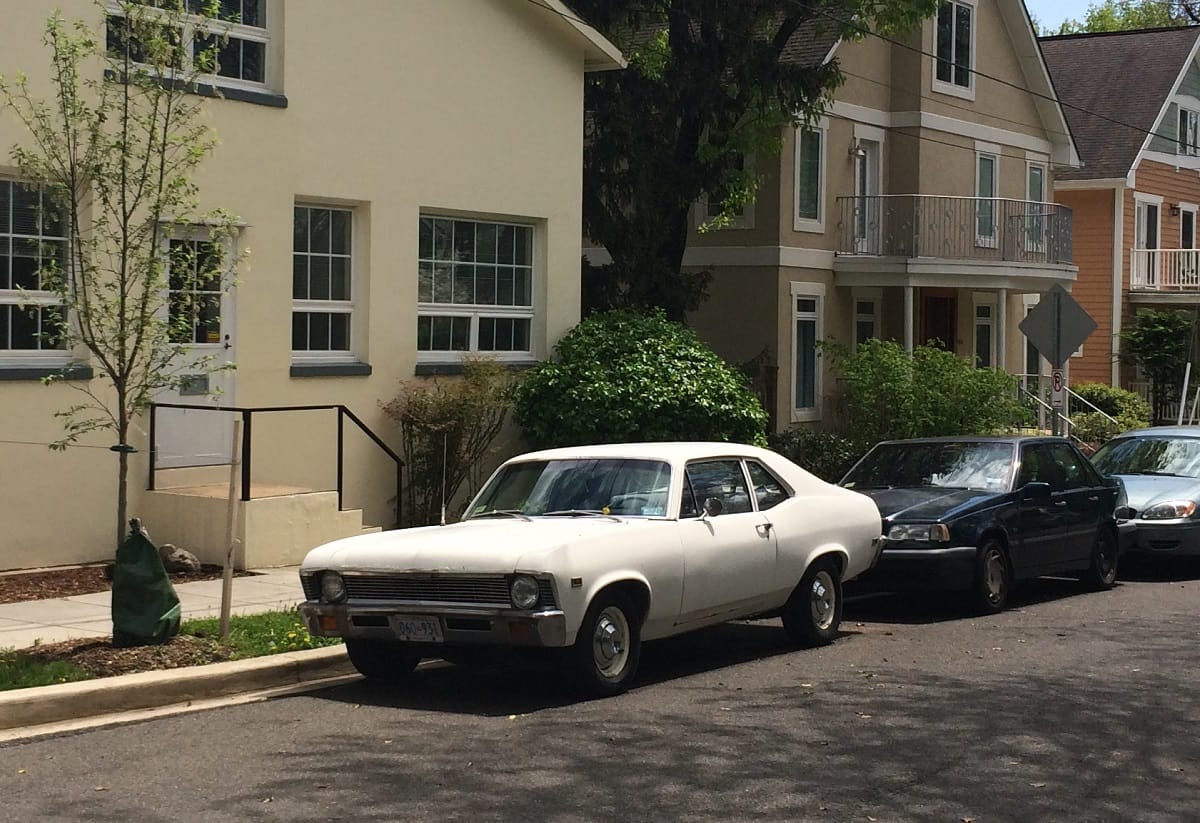 Plain White 1969 Chevrolet Nova -- Building A Barer Way To See The USA 1 1 1200 Nova