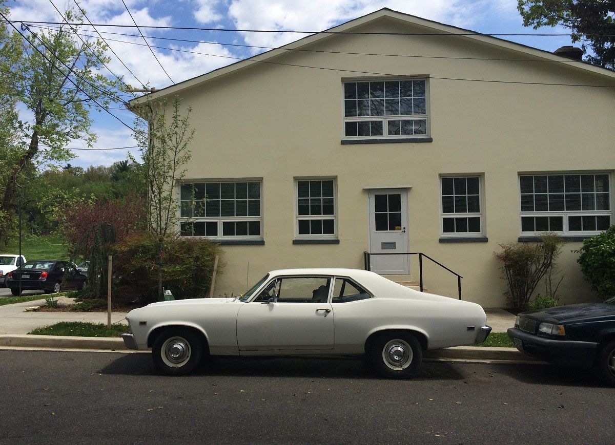 Plain White 1969 Chevrolet Nova -- Building A Barer Way To See The USA 2 2 1200 Nova