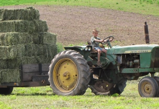tractor kid