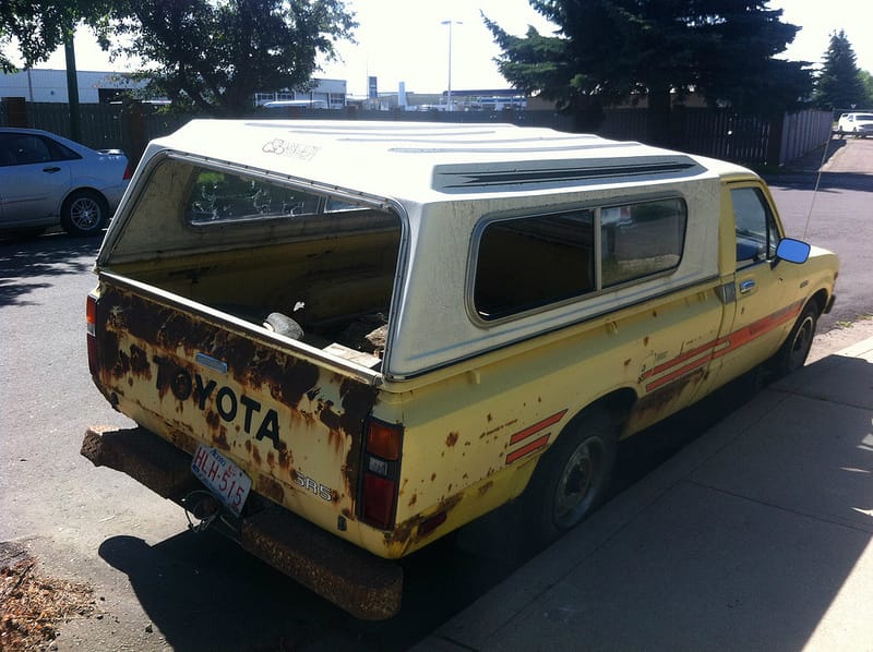 COAL: 1982 Toyota SR5 Pickup - I Killed The Pizza Planet Truck 1 1982 Toyota SR5 rear