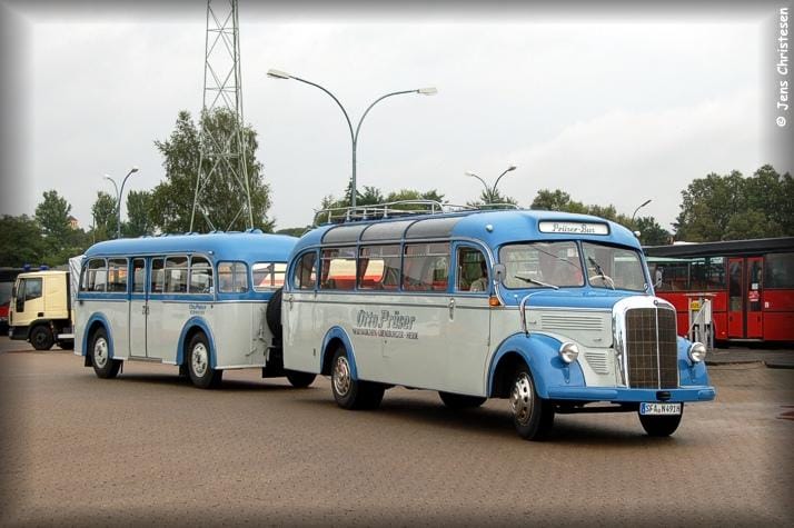 Bus Stop Classic: 1958 Kässbohrer Setra Continental Trailways Super Golden Eagle - Strike Two For The Articulated Highway Bus 5 Bus Mercedes mit anheneger