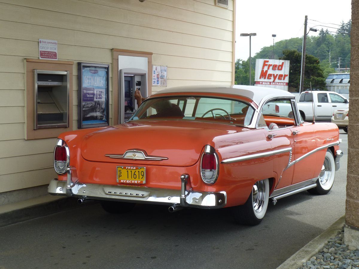 CC Outtake: Drive Through Banking In Style - 1956 Mercury Monterey Phaeton Four Door Hardtop 1 CC 226 478 1200