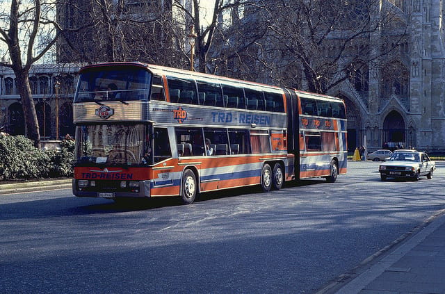 Bus Stop Classic: 1958 Kässbohrer Setra Continental Trailways Super Golden Eagle - Strike Two For The Articulated Highway Bus 35 Neoplan Jumbocruiser