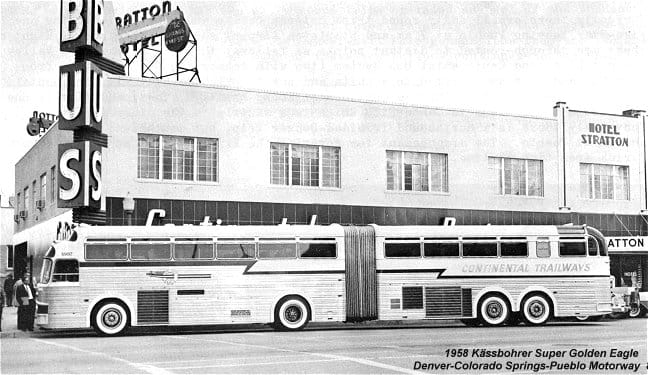 Bus Stop Classic: 1958 Kässbohrer Setra Continental Trailways Super Golden Eagle - Strike Two For The Articulated Highway Bus 18 Super Golden Eagle 1958