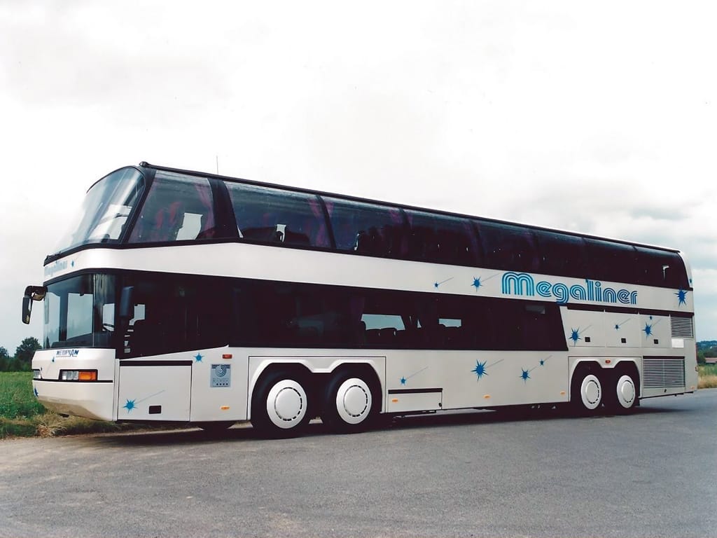 Bus Stop Classic: 1958 Kässbohrer Setra Continental Trailways Super Golden Eagle - Strike Two For The Articulated Highway Bus 36 neoplan megaliner_3