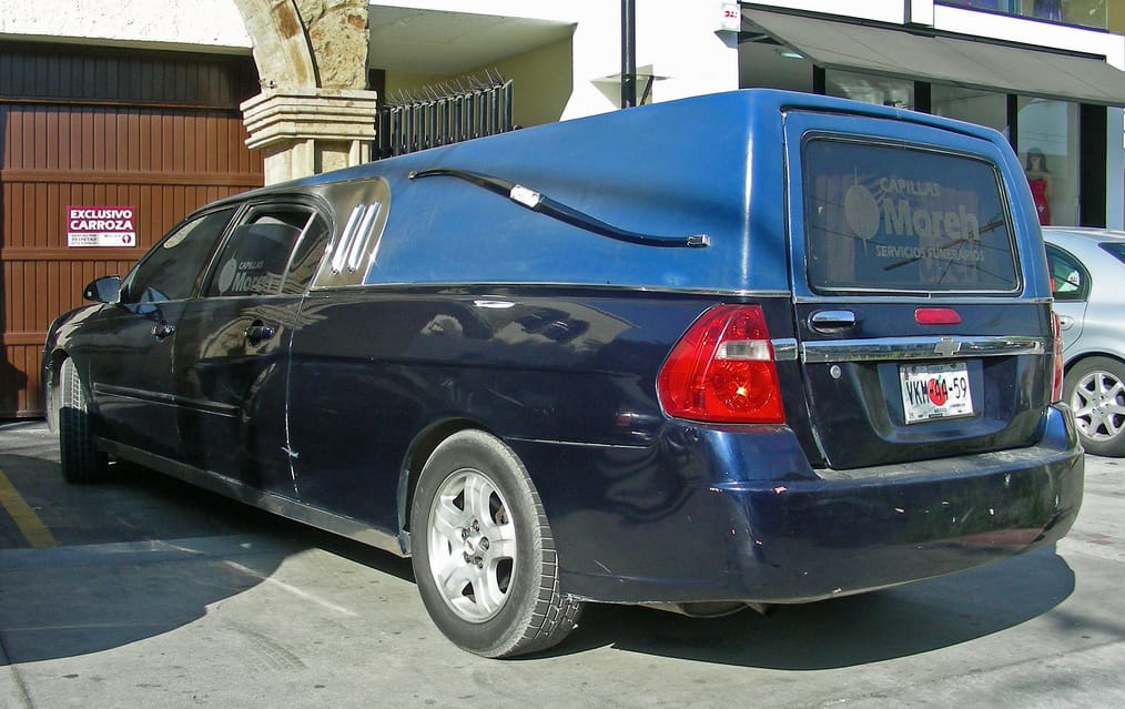 This Mexican hearse, submitted by SoCalMetro, begs the question: is this the vehicle in which you’d want to be driven to the graveyard?  Surely, a Malibu Maxx could’ve been sourced [&hellip;]