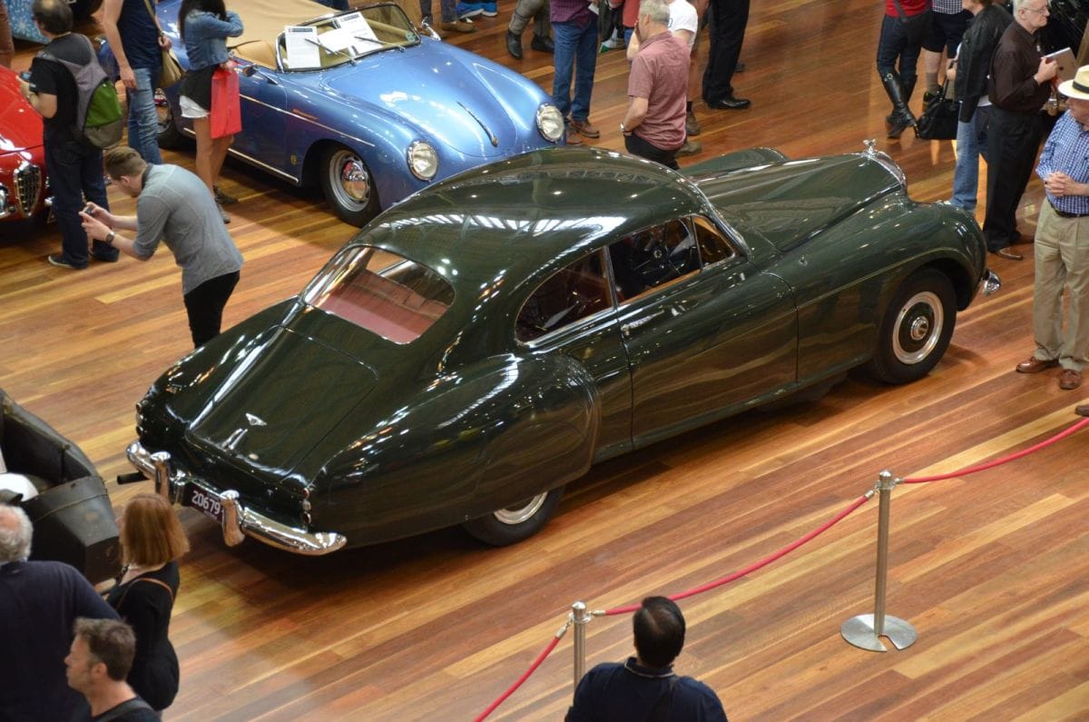 Car Show Classics: Motorclassica Mini Meet-Up 8 1954 Bentley Continental R overhead