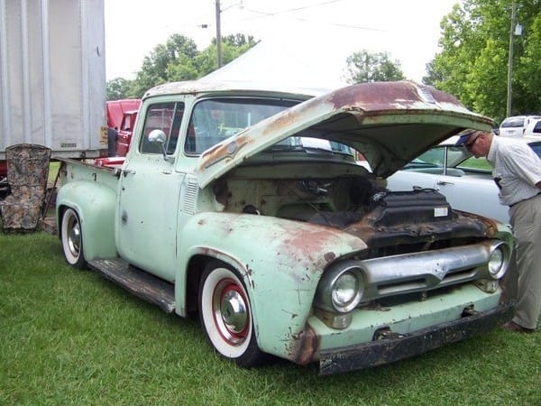 Oh yeah, that’s the sort of thing we like to see around here isn’t it? A 1956 Ford Pickup that is still sporting all its battle scars. Scars that were [&hellip;]