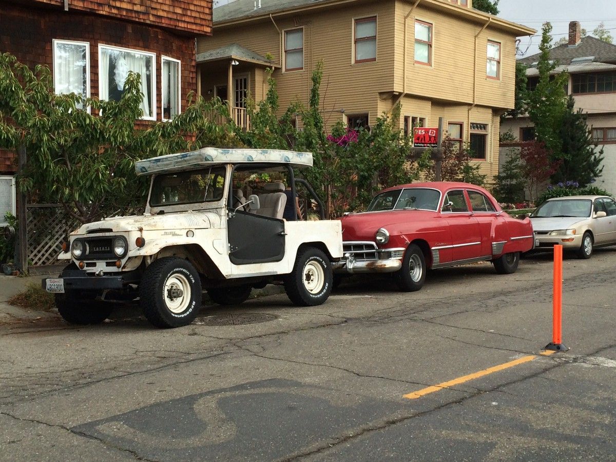 Now here’s quite a street-side find; two quite disparate cars. And one sporting a mattress, no less. Roll-over protection? Well, Toyota FJs aren’t exactly that uncommon, especially on the West [&hellip;]