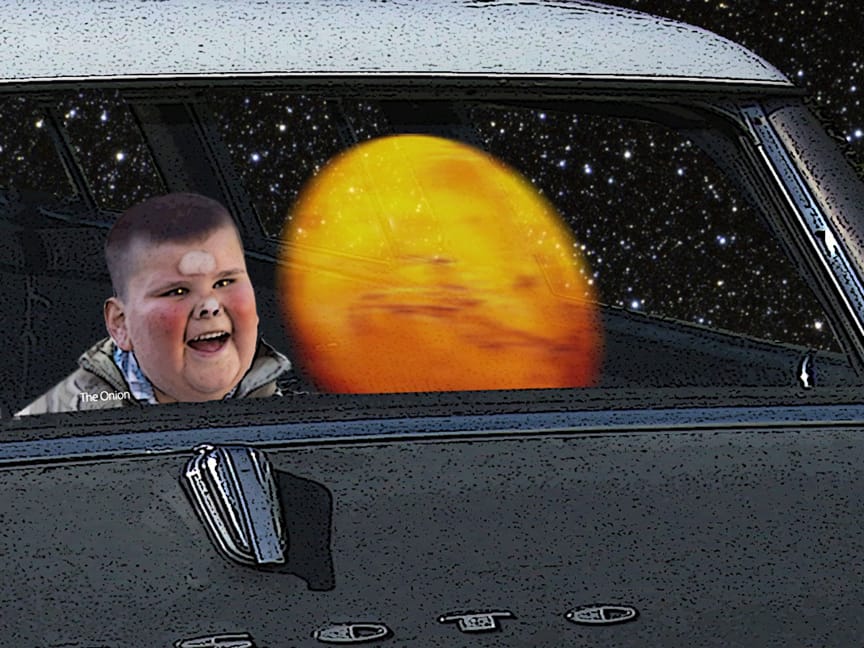 James age 12 Shafer Middle School Mr. LaHood room 207 When Mr. Niedermeyer found out we were going to Mars, he said we could stay at his condo. Dad was [&hellip;]