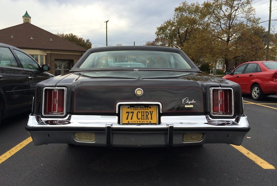 1977 Chrysler Cordoba With Original Checkmate Interior - No Cuero Corintio? 7 0 Rear