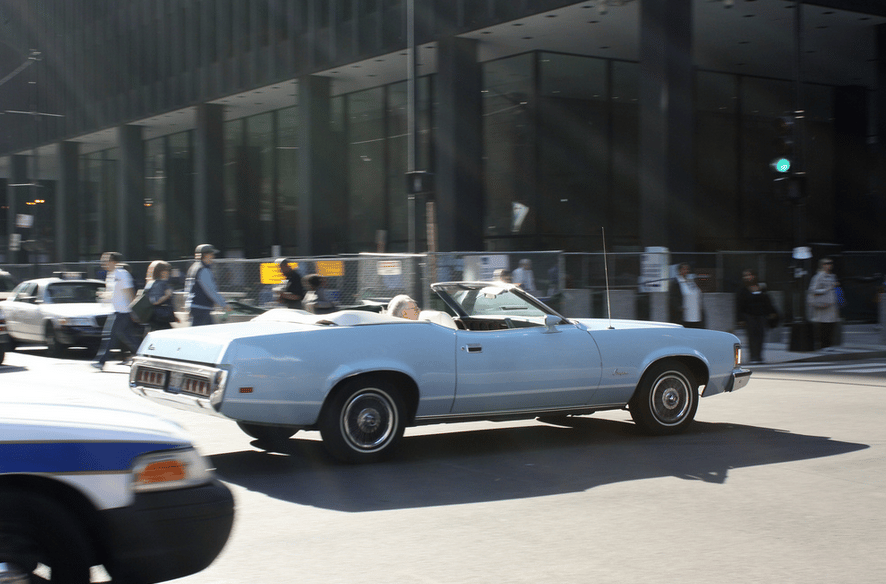 Cohort Outtake: 1973 Mercury Cougar Convertible – Suave Cat Here’s another of Joseph Dennis’ fine urban jungle wildlife catches, this time a 1973 Cougar on the prowl.