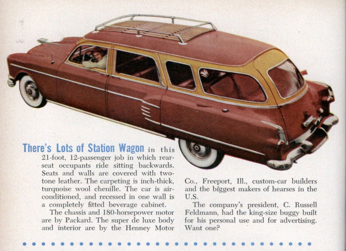 1954 Packard Super Station Wagon - Yes, I Do Want One - Curbside