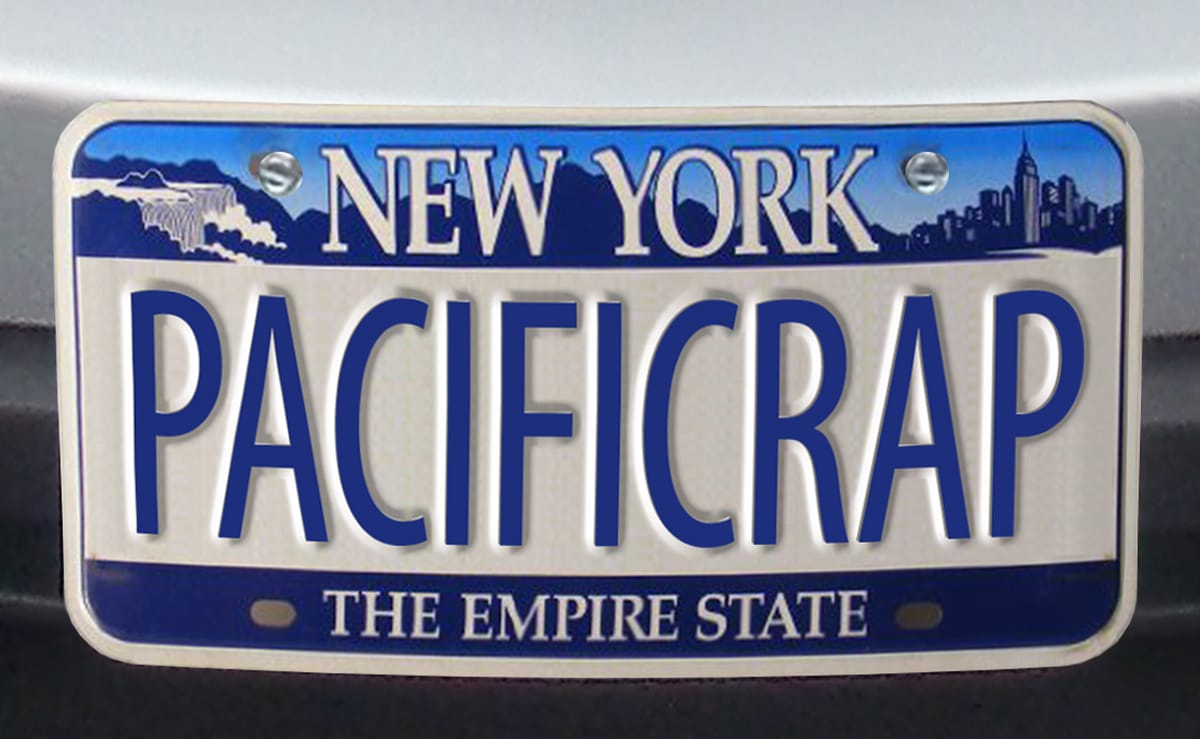 Exiting the local Target store early one morning about a week ago, I was struck by an unusual car/license plate combination. The vehicle was a Chrysler Pacifica, which is becoming a [&hellip;]