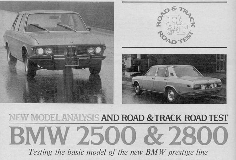 Vintage Review: 1969 BMW 2500 - The Modern BMW Six Cylinder Legacy Started Here 1 BMW 2500 R&T 1 001 1200 crop