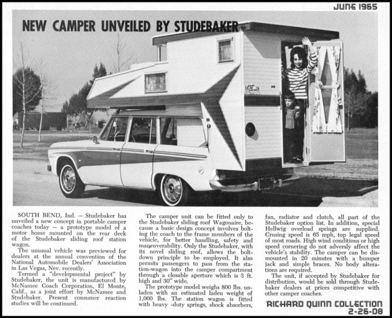 Sadly, it appears that the “consumer reaction studies” that were undertaken did not result in this prototype going into production. Frankly, by the summer of 1965 Studebaker had more pressing [&hellip;]