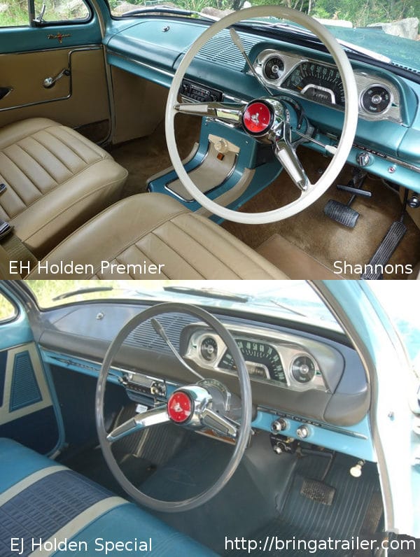 Curbside Classics: The EJ (1962-3) and EH (1963-5) Holdens - The Aussie 1950's Chevrolets 8 premier_special_dash