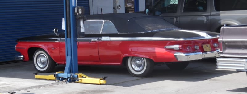 As I was cruising down Lomita Boulevard, a flash of pink caught my eye. Here in Southern California, some of the older repair shops still maintain outdoor repair bays, allowing [&hellip;]