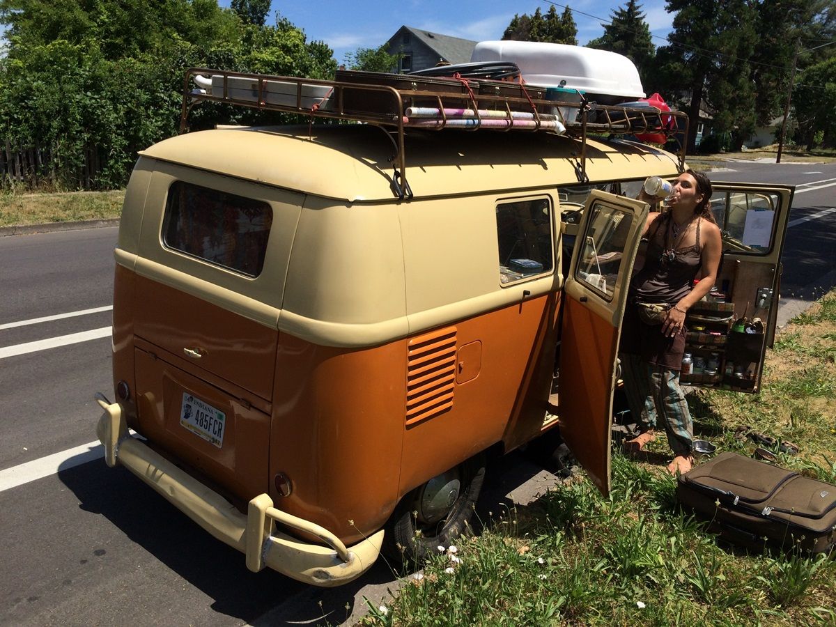 Curbside Classic: 1960 VW Bus - On The Road And On The Bus; Three Years, 40,000 Miles And Three Engines, So Far 7 CC 249 014 1200