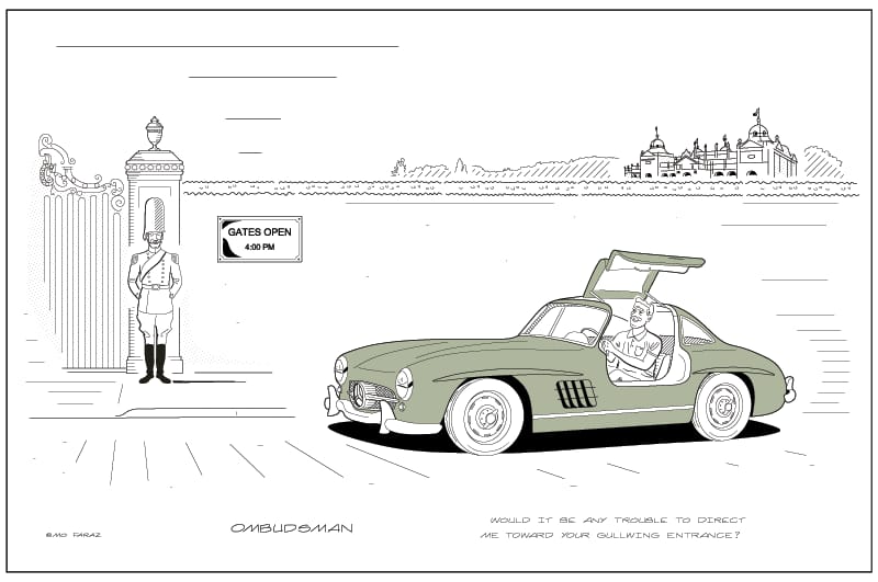 When artist Mo Faraz sent me this drawing, the first of a series that he plans to publish weekly and sell, I was charmed. It’s reminiscent of the kind of pieces [&hellip;]