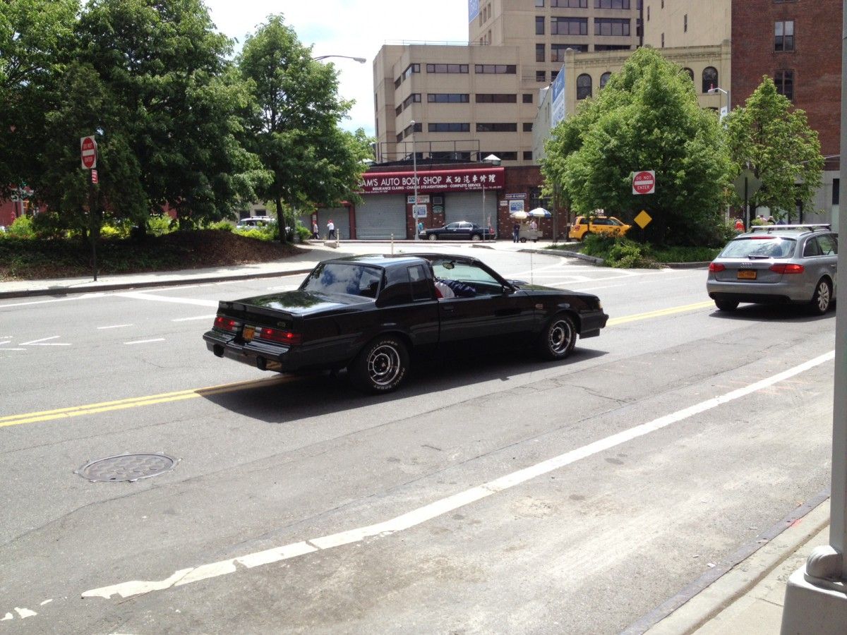 Even on a bright, sunny day in Brooklyn, this Grand National looks decidedly menacing. Stripping a car of chrome and painting it black will have that effect, and fortunately these [&hellip;]