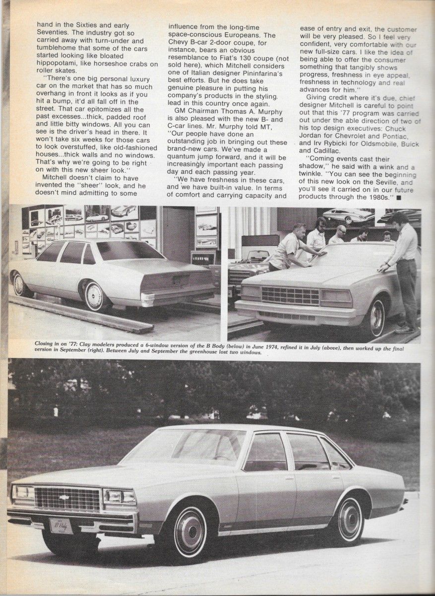 Vintage Reviews: 1977 Chevrolet Caprice - Downsized By Design 5 77CapriceMTdesignBGp5