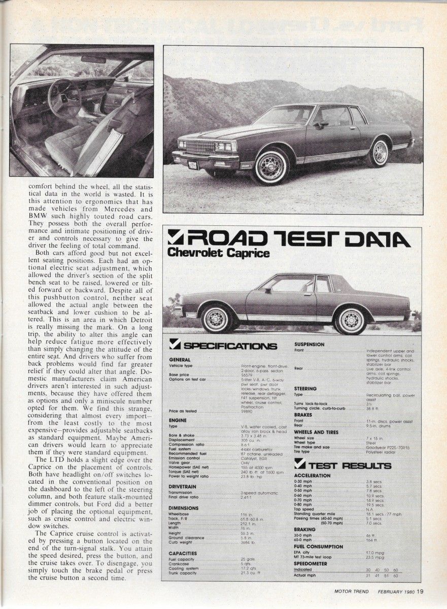 Vintage Review: 1980 Caprice versus 1980 LTD - Rematch! 5 80CapriceVsLTDp4